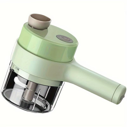 Mini Electric Portable Vegetable Chopper - Food Processor Garlic Masher Vegetable Cutter Slicer - Kitchen Gadget